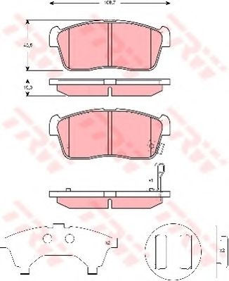     SUZUKI: IGNIS 00-03, IGNIS II 03- GDB3276