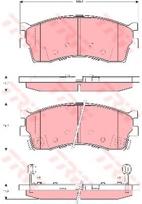     KIA: CARENS I 00-02, CLARUS 96-, CLARUS  98-, RIO 00-05, RIO  00-05, SHUMA II 01-04, SHUMA II  01-04 GDB3285