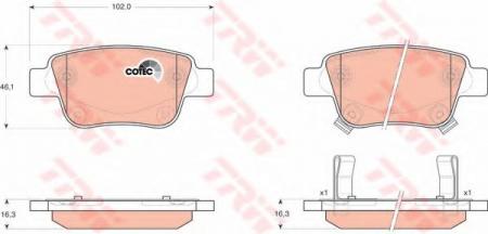     TOYOTA: AVENSIS 03-, AVENSIS 00-03, AVENSIS LIFTBACK 00-03, AVENSIS  03-, AVENSIS  03-, COROLLA VERSO 04- GDB3337