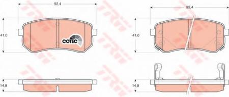   HY I10 (PA), KIA PICANTO (BA) GDB3370 GDB3370