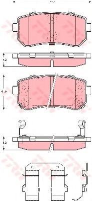     HY: ACCENT 05-, ACCENT  05-,  KIA: RIO II 05-, RIO II  05- GDB3421