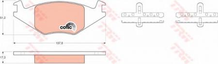     SEAT: CORDOBA 93-99, IBIZA II 93-99,  VW: DERBY 82-84, GOLF I 82-83, GOLF II 83-92, JETTA I 82-84, JETTA II 84-91, PASSAT 80-88, PASSAT VA GDB463