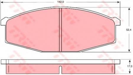   NISSAN PATROL 2.8-3.2 78-91/TERRANO 2.4-2.7 89-02  GDB747