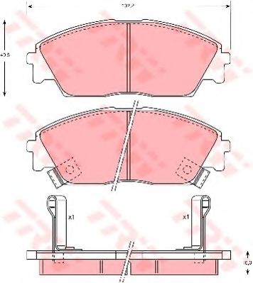     HONDA: CIVIC II SHUTTLE 88-95, CIVIC III HATCHBACK 87-91, CIVIC III  87-91, CIVIC IV 91-95, CIVIC IV HATCHBACK 91-95, CRX II 87-92, C GDB763