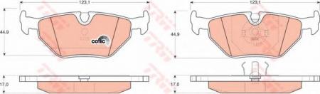    BMW: 3 86-92, 3 94-98, 3  88-91, 3  94-99, 3  92-99, 5 86-90, 5 88-95, 5 TOURING 91-97, 7 86-94, Z3 97-03, Z3  98-03 GDB917
