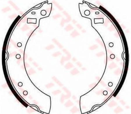 КОМПЛЕКТ ТОРМОЗНЫХ КОЛОДОК GS6124