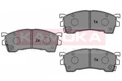 КОЛОДКИ ТОРМОЗНЫЕ (ДИСКОВЫЕ) KAMOKA JQ1011900