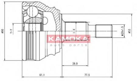 ШРУС KAMOKA 6680