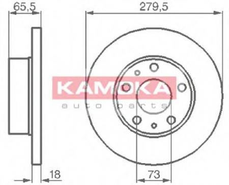 ДИСК ТОРМОЗНОЙ KAMOKA 1031516