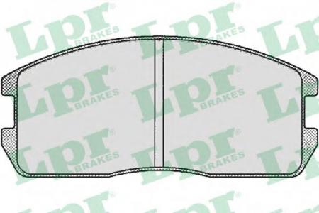 КОЛОДКИ ТОРМОЗНЫЕ ДИСКОВЫЕ ПЕРЕДН MITSUBISHI: COLT 05P265