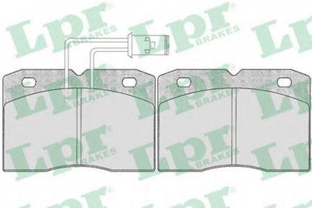 КОЛОДКИ ТОРМОЗНЫЕ ДИСКОВЫЕ ПЕРЕДН ALFA ROMEO: AR 8 05P281