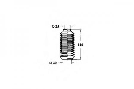 ПЫЛЬНИК РУЛЕВОЙ РЕЙКИ 1211139