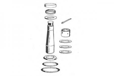 РЕМКОМПЛЕКТ, ШКВОРЕНЬ ПОВОРОТНОГО КУЛАКА 0927458