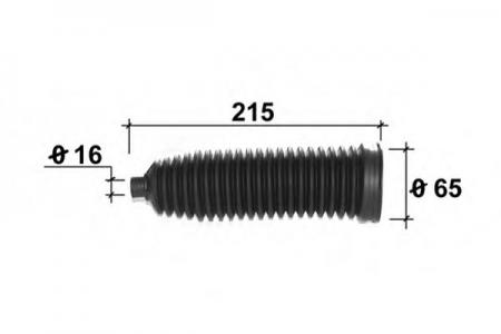 ПЫЛЬНИК РЕЙКИ РУЛЕВОЙ 1211466