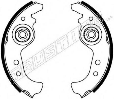 К-Т БАРАБ. ТОРМОЗ. КОЛОДОК FIAT UNO , PANDA 034084