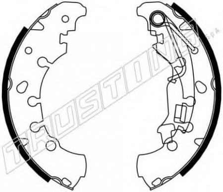 К-Т ТОРМ. КОЛОДОК RE БАРАБ. FI PUNTO, OP CORSA D 034.116