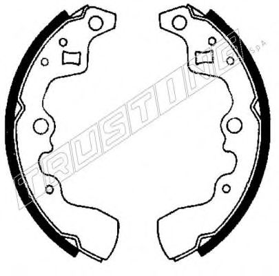 К-Т БАРАБ. ТОРМОЗ. КОЛОДОК SUZUKI SWIFT 2 91-01 111234