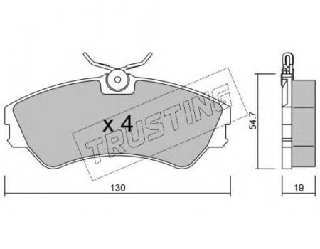 - .  FR VW T4 92-03 165.0