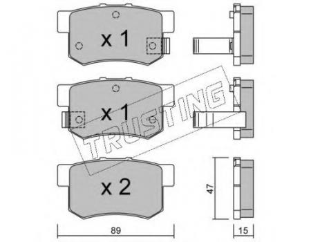 К-Т ТОРМ. КОЛОДОК RE FI SEDICI, SUZ SX4, HO LEGEN 176.0