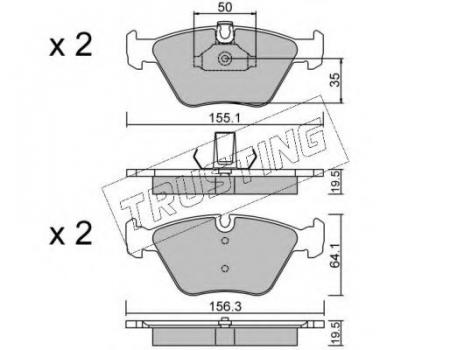 - .  FR BMW 5(E39) 96-04 216.0