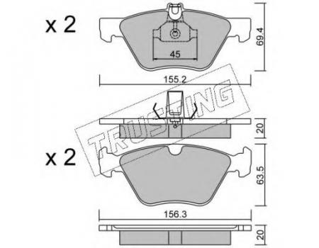 - .  FR CHR CROSSFIRE, MB E(W210) 261.0