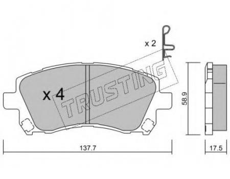 - .  FR SUB FORESTER, IMPREZA, LEGACY 305.0