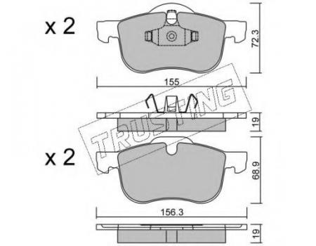 - .  FR VO S60/80, V70 II, XC70 00-10 318.0