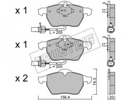 - .  FR VAG A4/6, PASSAT, EXEO 323.0