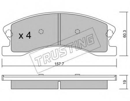 К-Т ТОРМ. КОЛОДОК FR JEEP GR.CHEROKEE II 99-05 6420