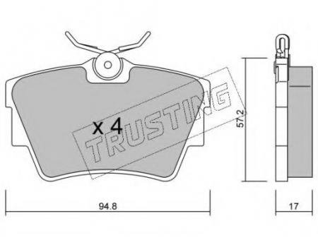 К-Т ДИСКОВ. ТОРМОЗ. КОЛОДОК VW T4 15 WHEELS 97- 6510