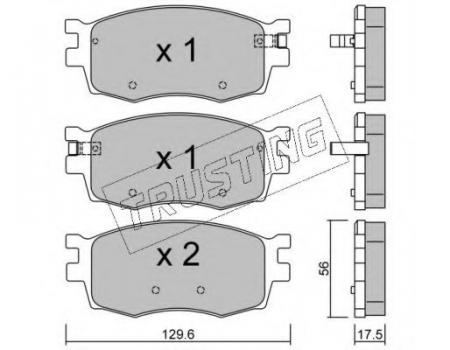 - .  FR HY ACCENT, I20, KIA RIO 05- 740.0