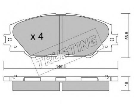 - .  FR TO AURIS, PRIUS, RAV4 06- 764.0