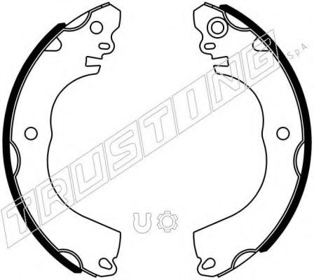 К-Т БАРАБ. ТОРМОЗ. КОЛОДОК NISSAN TIIDA 2007- 067204