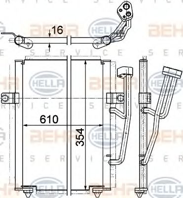 KONDENSATOR, TIEFE  16 MM 8FC351036671