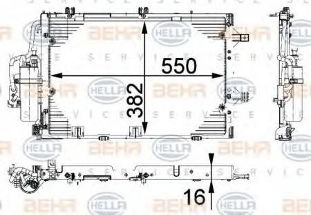 KONDENSATOR, TIEFE  16 MM 8FC351301191