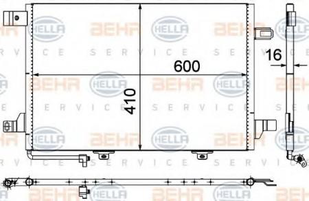 KONDENSATOR, TIEFE  16 MM 8FC351301674