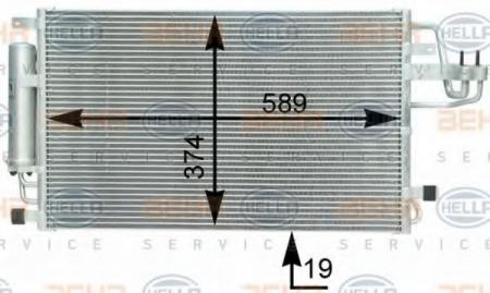 KONDENSATOR, TIEFE  19 MM 8FC351302361