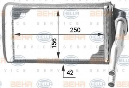 WAERMETAUSCHER, ALUMINIUM 8FH351312001