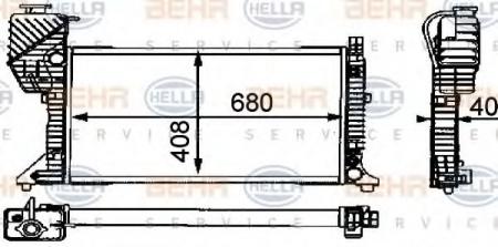  MB SPRINTER 95-06>  + / -AC 8MK376721434