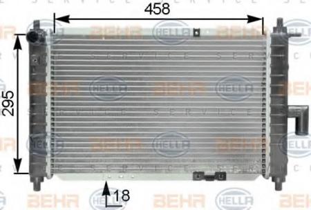 KUEHLER, LAENGE  458 MM 8MK376762521