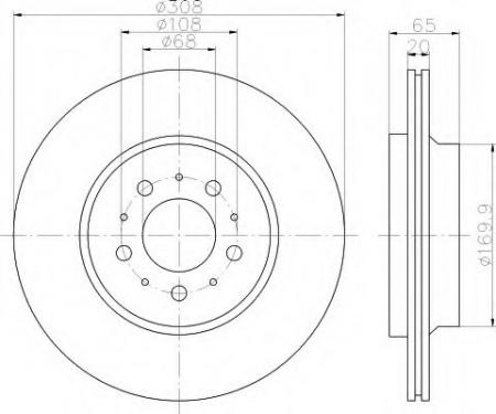 BREMSSCHEIBE 8DD355110601