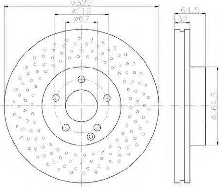 BREMSSCHEIBE 8DD355114231
