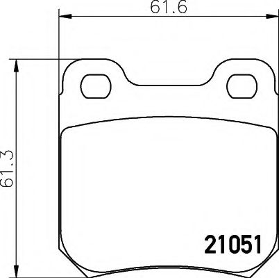 BREMSBELAGSATZ 8DB355007371