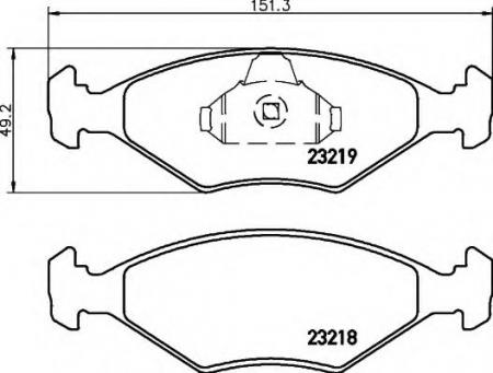 BREMSBELAGSATZ 8DB355008381