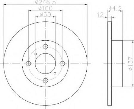 BREMSSCHEIBE 8DD355108211