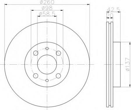 BREMSSCHEIBE 8DD355108441