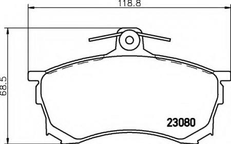 BREMSBELAGSATZ 8DB355016671