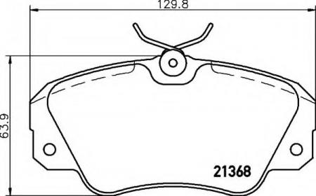 BREMSBELAGSATZ 8DB355017771