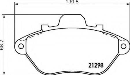 BREMSBELAGSATZ 8DB355019051