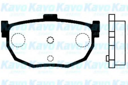 КОЛОДКИ ТОРМОЗНЫЕ ПЕРЕДН. NISSAN MAXIMA 88-94, HYUNDAI LANTRA/ELA BP6545